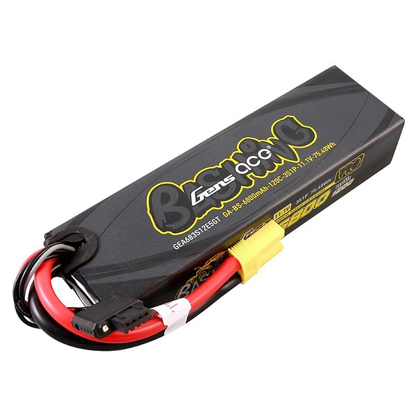 BATERIA LIPO GENS ACE SMART 6800mah 3S BASHING SERIES HARDCASE 120C