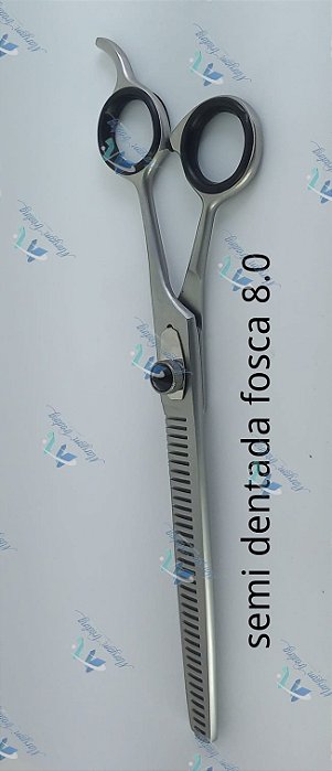 Tesoura Semi Dentada 8.0 polegadas