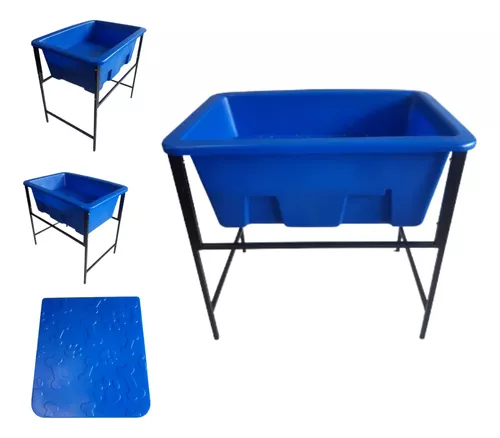 Banheira Profissional Rotomoldada com Degrau – Pet Shop