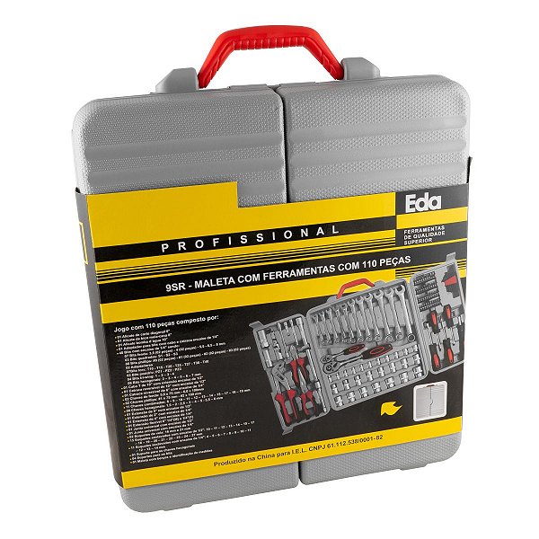 MALETA DE FERRAMENTAS C/ 110 PCS