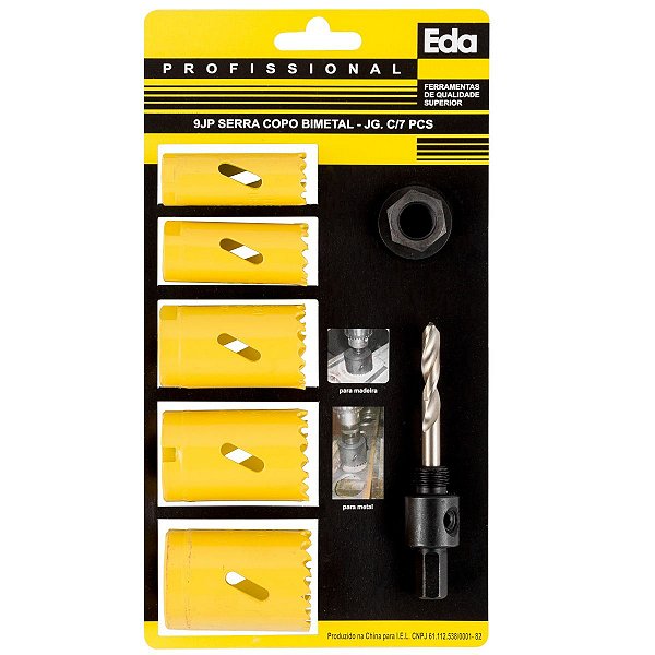 SERRA COPO BIMETAL 7 PCS