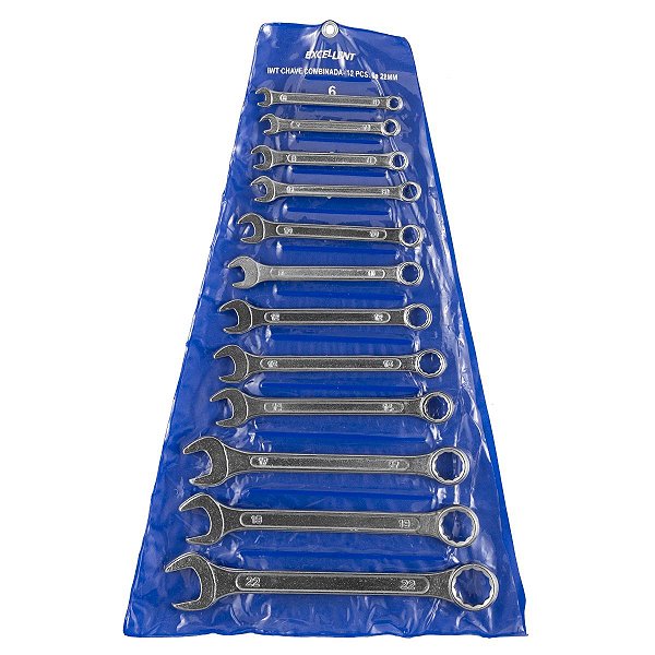 Jogo Chave Combinada 12 peças 6-22 mm