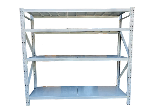 Prateleira Montante Mini Porta Pallets 2m X 2,2m Cinza 280kg total