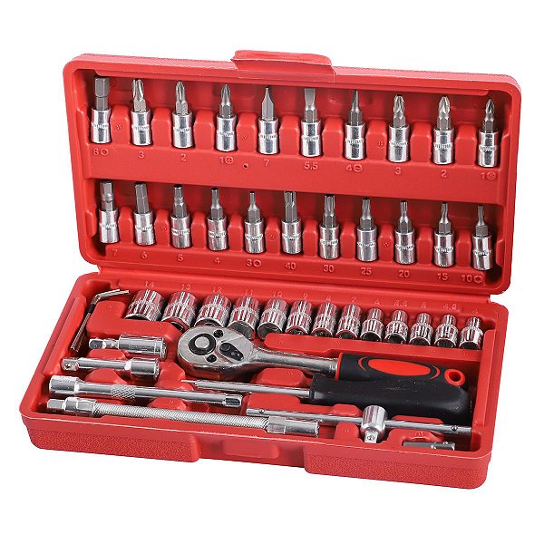 SOQUETES JG C/46 PCS 1/4"