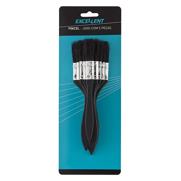 PINCEL P/ PINTURA JOGO C/5 PC