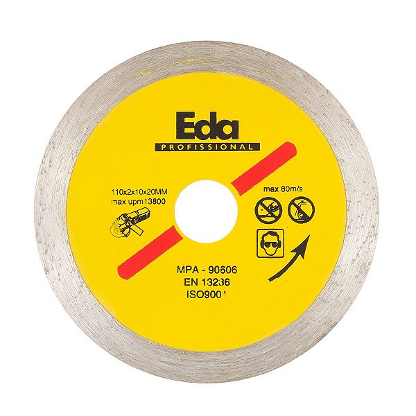 DISCO DIAMANTADO LISO 110 MM