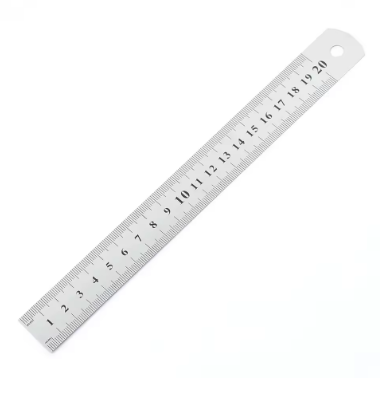 REGUA DE ACO INOX 08" 200MM