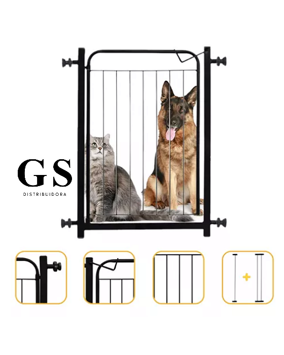 Portão para animais 80 cm altura com extensor