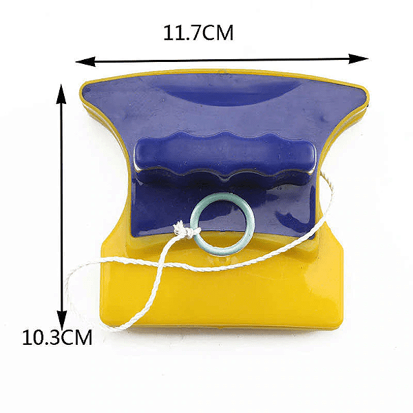Limpa Vidro Magnetico Janela Aquario Rodo Magico Super Ima