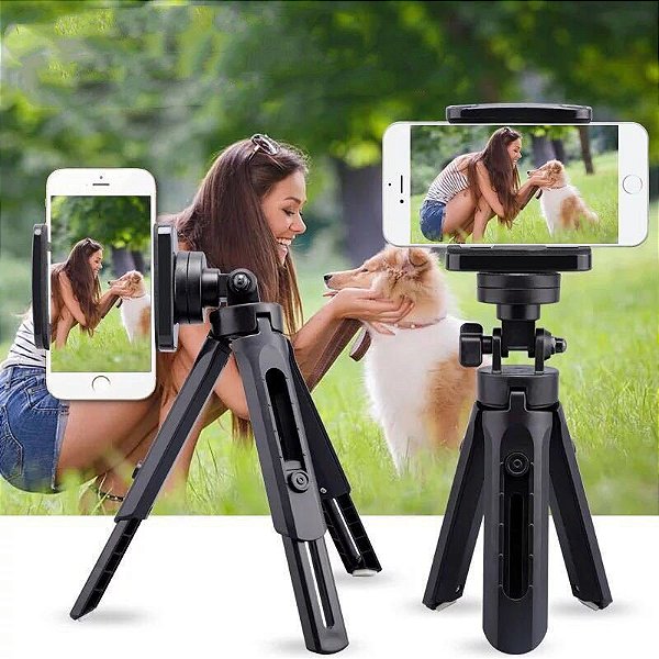 Tripe de Mesa TriPod Support Para Celular - Ate 28 Cm