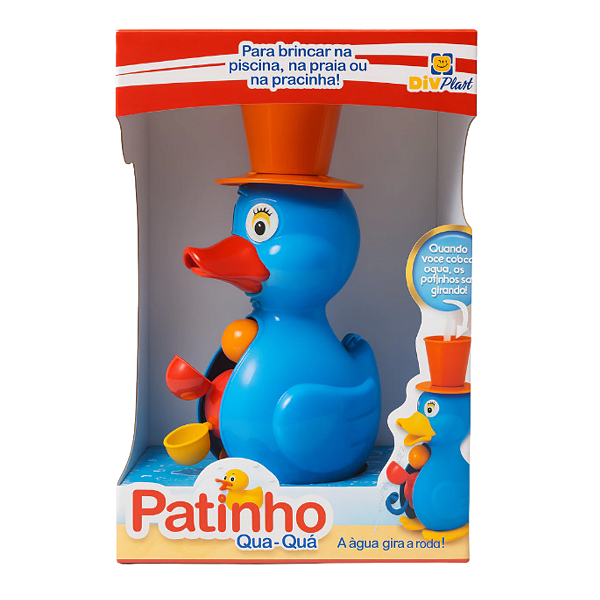 Brinquedo Interativo Patinho Quá Quá Sai água pelo Bico Diversas Cores Enviadas Aleatoriamente
