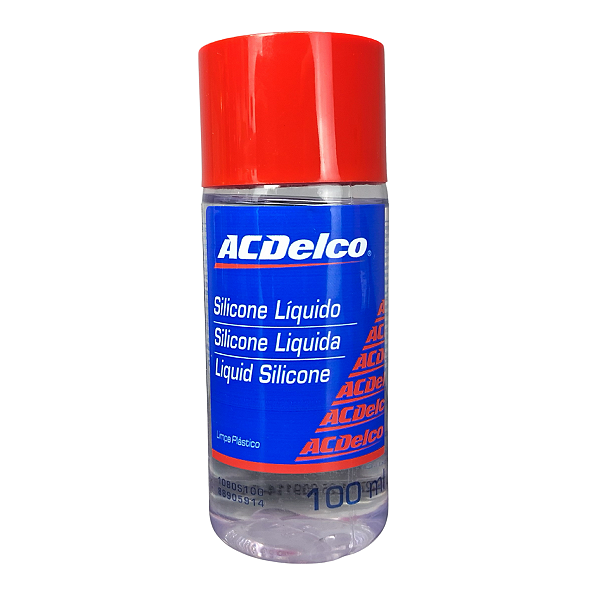 Silicone Líquido ACDelco 100ml Revitalizador De Plásticos Painel Borrachas Pneus Com Aroma Agradável