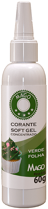 Corante Soft Gel Verde Folha 60ml MAGO