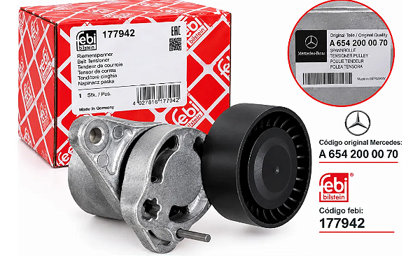 Tensor Correia Sprinter Motor Om654 2.0 2023 Em Diante
