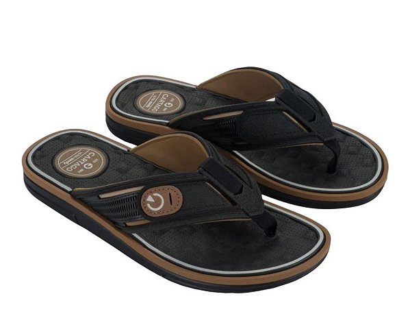 CHINELO CARTAGO REFLYON  PRETO/PRET