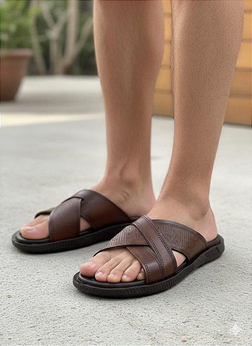 CHINELO PEGADA REF133158-01 PINHÃO