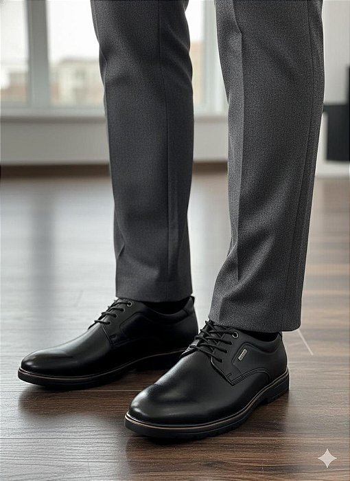 SAPATO PEGADA REF127304-02 PRETO