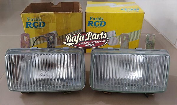 Par Farol Milha Auxiliar RCD Antigo - Kadett GS/GSI