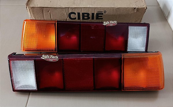 Par Lanterna Traseira Tricolor Original Cibié - Santana 84/90