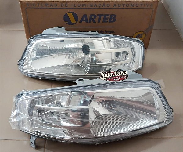 Par Farol Original Arteb - Gol G4 06/10 (Máscara Cromada) Ler Anúncio