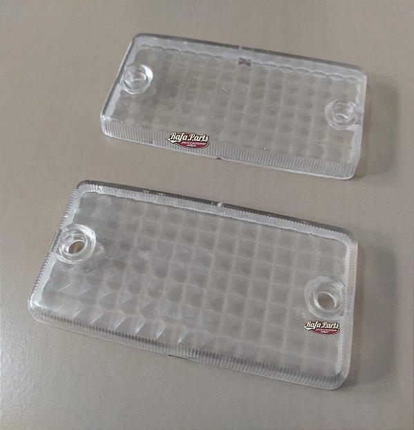 Par Lente Teto Seta/Pisca Original IAM - Caminhão Scania Lk V8 (Transparente)