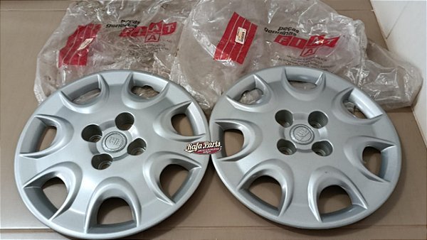 Par Calota Aro 14 Original Fiat - Palio 08/12/Siena/Strada/Uno