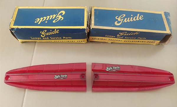 Par Lente Lanterna Traseira Original Guide GM - Oldsmobile 88 1960