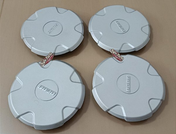 Jogo Calota Centro Roda Original Fiat - Uno S/Prêmio/Fiorino/Elba/Palio