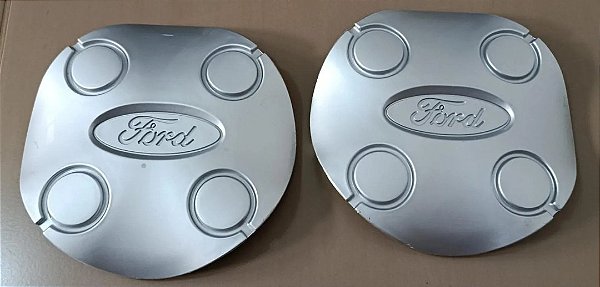 Par Calota Centro Roda Original Ford - Fiesta Clx 96