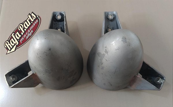 Par Ogiva Para-Choque Traseiro - Belcar / Vemaguet 62/64