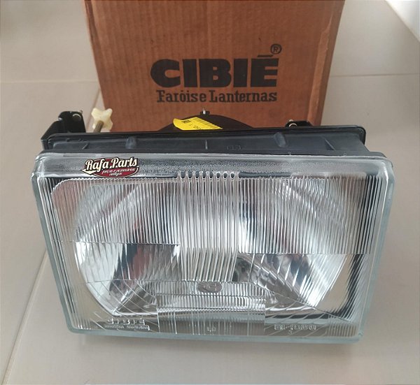 Farol Lado Direito Cibié Bi-Iodo - Opala 80/87/D20/Caravan(Direito/passageiro)