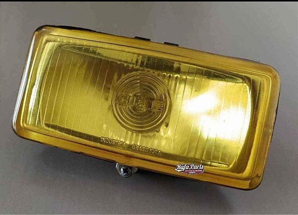 UM Farol Milha Cibié Modelo Euro Serra Amarelo Novo - Carro Antigo