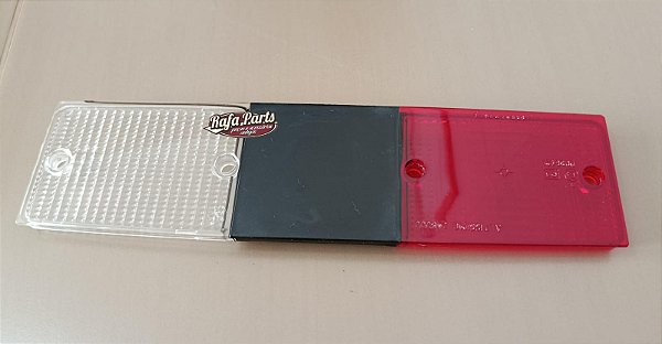 Lente Lanterna Placa Original - Fiorino Antigo (Tricolor)