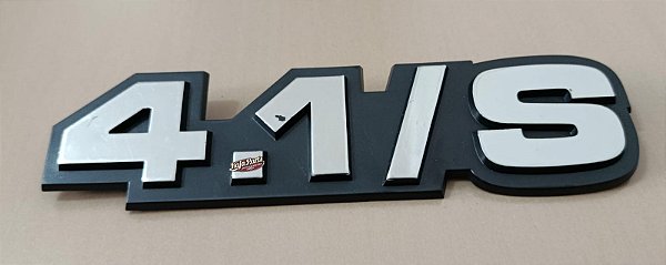 Emblema 4.1 S Cromado Original GM - Opala 88/90 (Ler Anúncio)