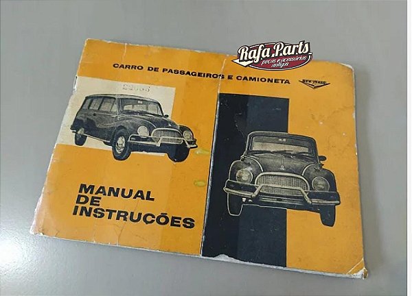 Manual Instrução Proprietário - DKW Vemag 62/63