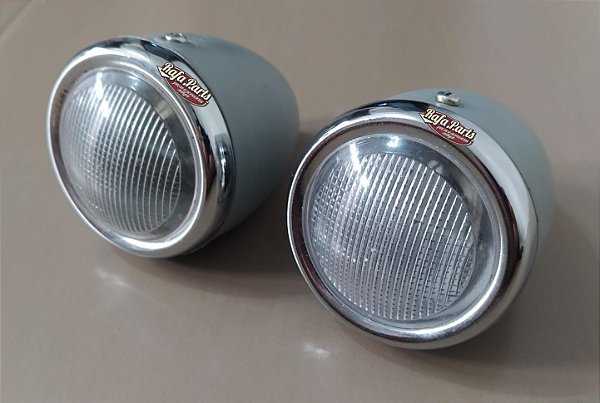 Par Lanterna Teto Novo Original - Caminhão Mercedes Lp 321 Cristal
