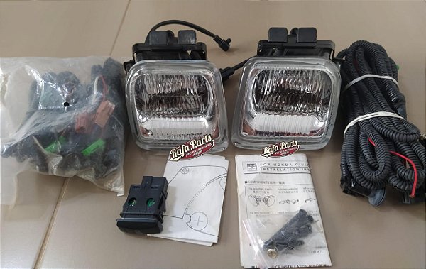 Kit Farol Milha Origina Honda - Civic 96/00 (LER ANÚNCIO)