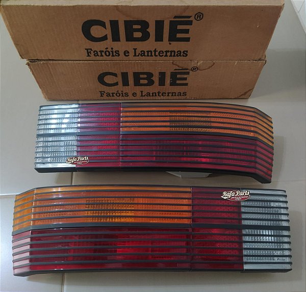 Par Lanterna Traseira Frisada Cibié - Passat GTS Pointer 83/88