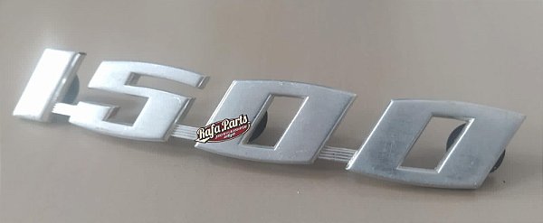 Emblema 1500 original VW Aluminio - Fusca 1500