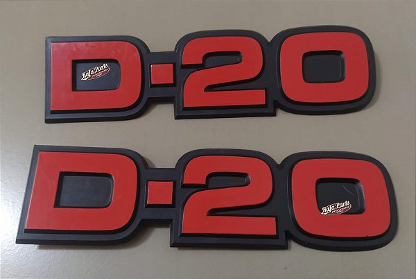 Par Emblema Paralama D20 Original GM - D20 93/96 (Ler Anúncio)