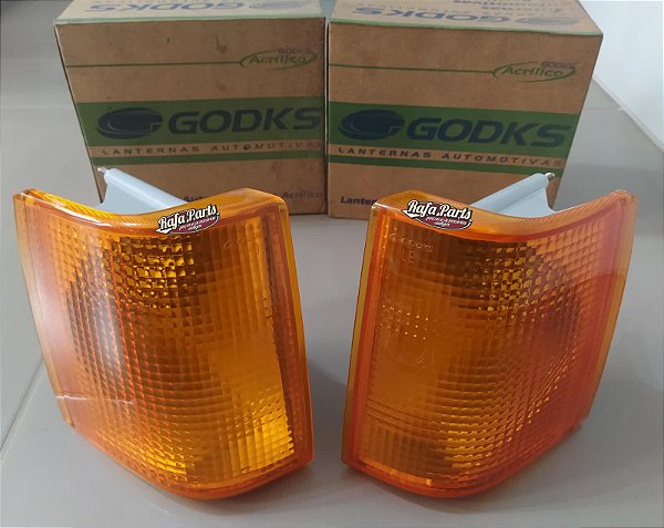 Par Lanterna Seta/Pisca Godks - Opala/Caravan 88/92 (Fabricação Antiga)