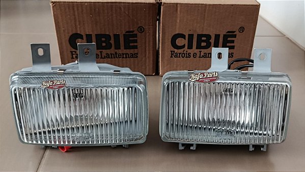 Par Farol Milha Auxiliar Cibié - Kadett GS/GSI (Cristal - Não tem logo GM)