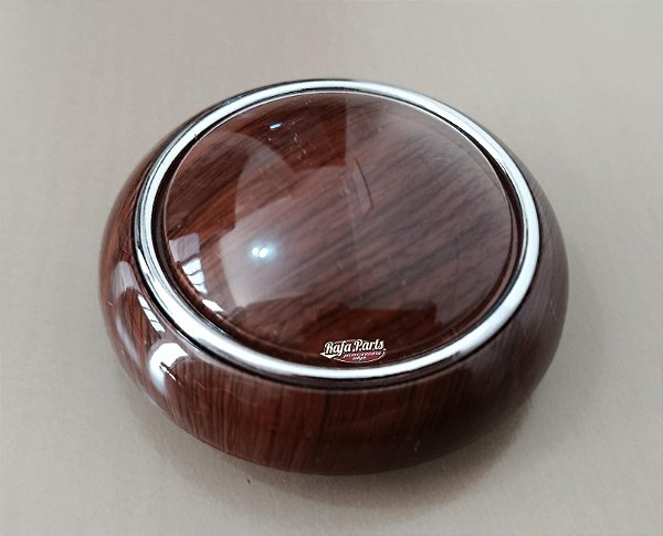 Botão Buzina Audax Tipo Madeira Volante - Kombi Corujinha