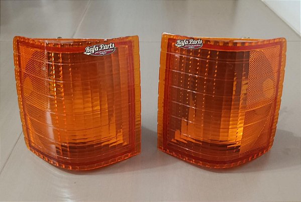 Par Lanterna Seta/Pisca Âmbar Original Bianco Savino - Opala 80/87 D20 /92