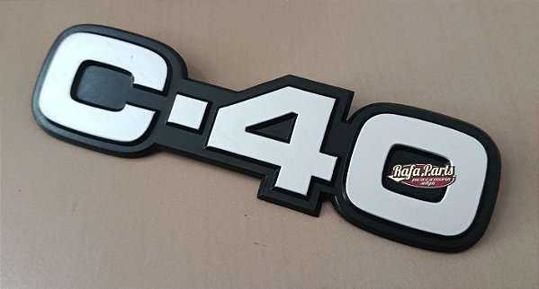 1 UM Emblema C-40 Original - Caminhão GM C40