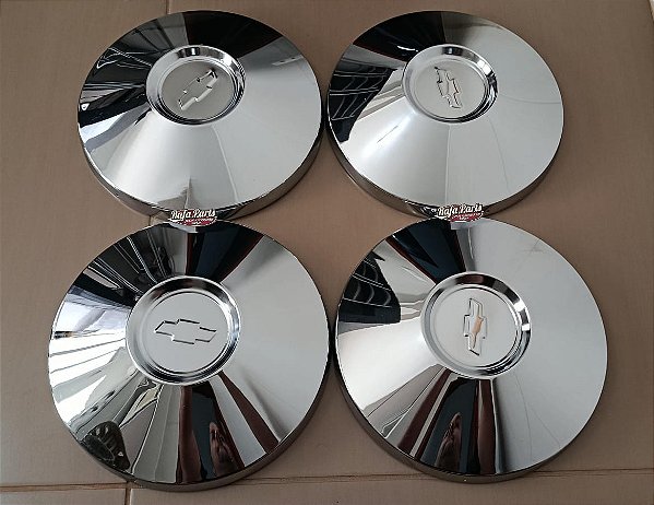 Jogo 4 Calota Original GM - Opala 69/74 (Modelo Vulcão Cromado)