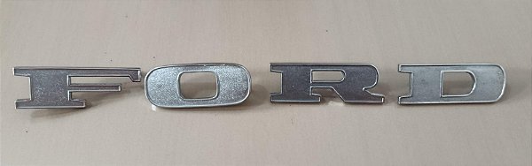 Emblema Letras Ford Capô Usado Original Ford - F100 72/86