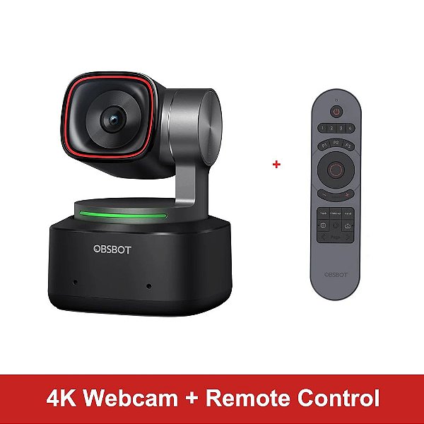 OBSBOT-Câmera Web de Controle de Voz, Rastreamento AI, Multi-Mode, Auto Focus,