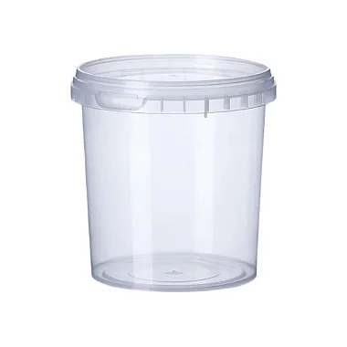 P500 - Pote Plástico Redondo Com Lacre 500ml - 100 unidades
