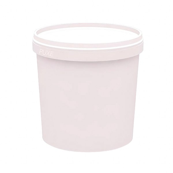 P1000 Branco - Pote Redondo Com Lacre 1000ml Branco- 50 unidades